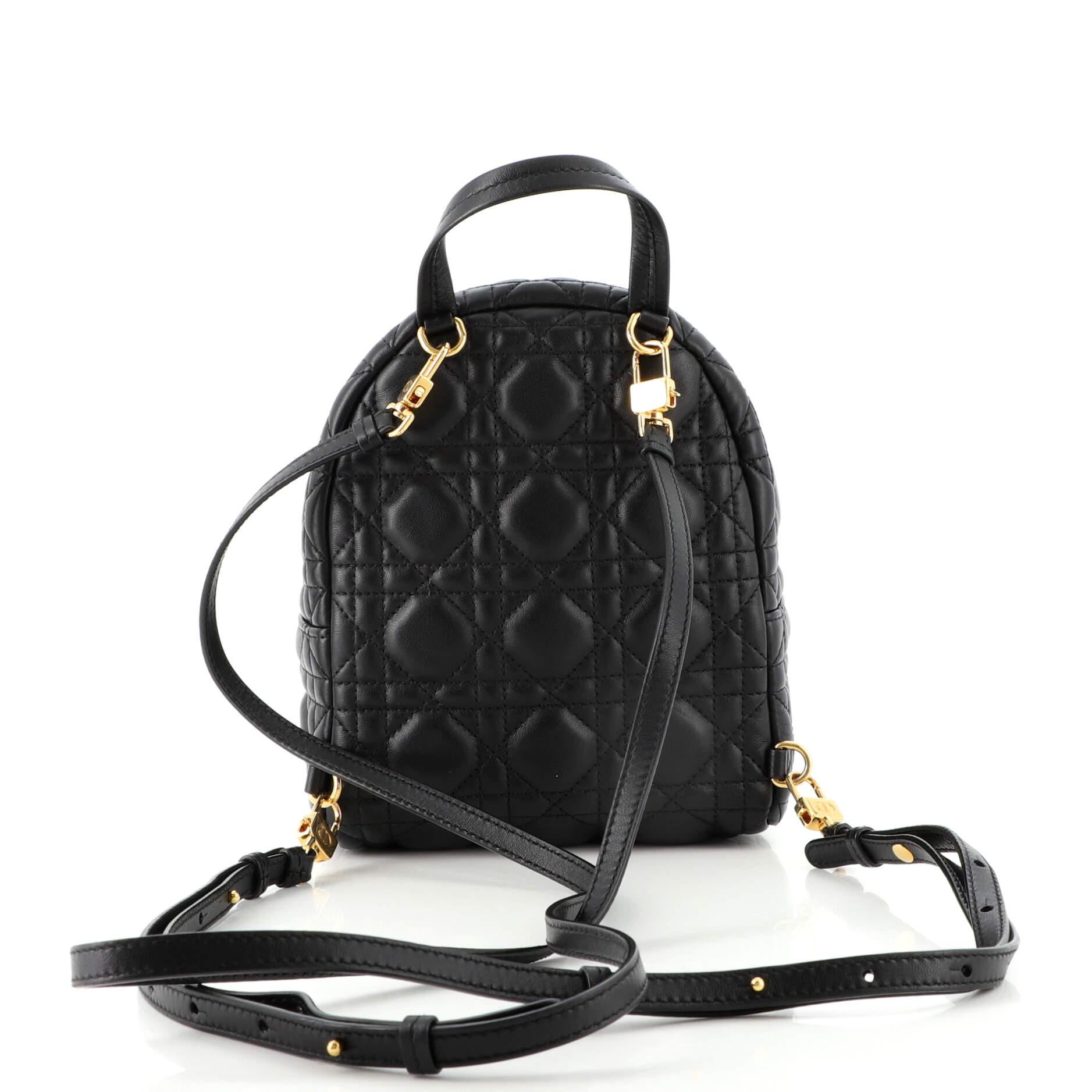 Christian Dior 2021 Mini Dioramour Backpack  Black Backpacks Handbags   CHR307074  The RealReal